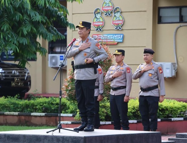 Kunjungi Mapolres Maros, Kapolda Sulsel Apresiasi Personel Turut Serta Operasi Kemanusiaan Pencarian Dan Evakuasi Korban Pesawat Jatuh ATR 42-500